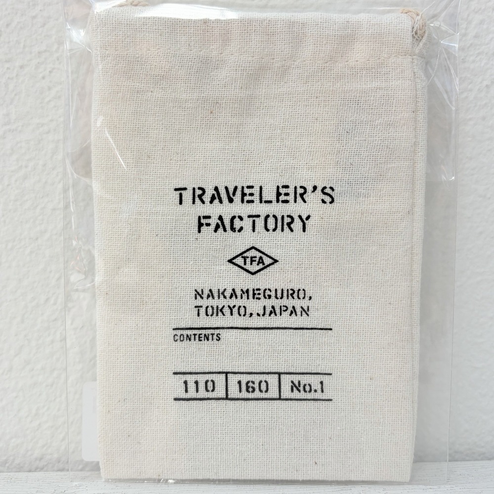 NEW TRAVELER'S Factory Storage bag No. 1 Drawstring Bag Tokyo Notebook - Picture 3 of 10